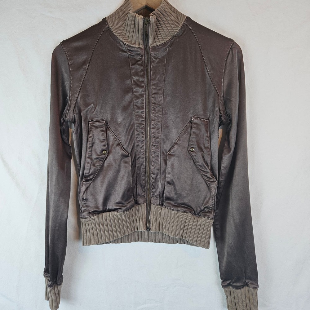 Joe's Jeans Silky Brown‎ bomber jacket, size XS